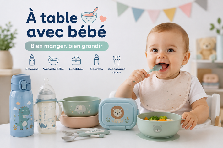 À table avec bébé : bien manger, bien grandir