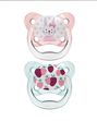 Dr. Brown's Pack de 2 Sucettes Orthodontiques Stage1 0-6M - Lapin Fraise