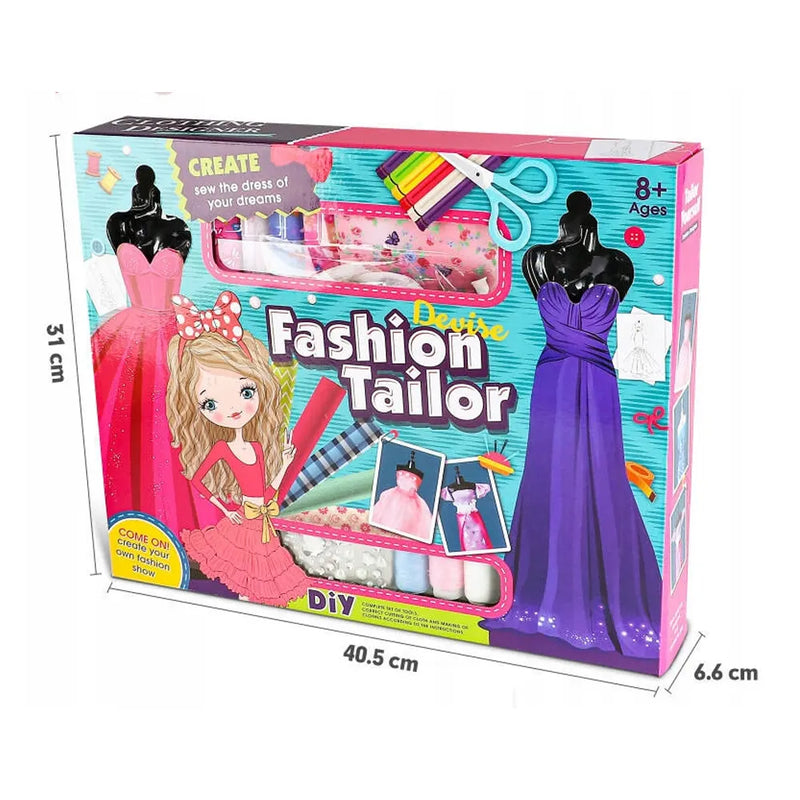 Kit de Création de Vêtements Coffret Atelier Mode pour Enfants - 8A+
