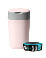Tommee Tippee Twist & Click Anti-Odor Diaper Pail - Pink
