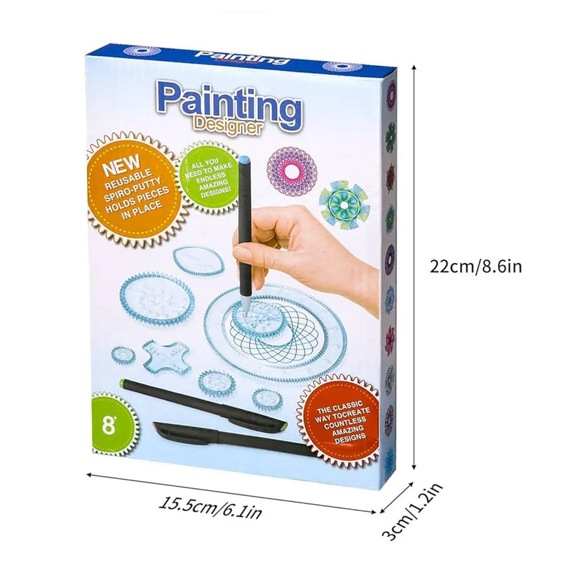 Spirograph Drawing Kit - 8Y+