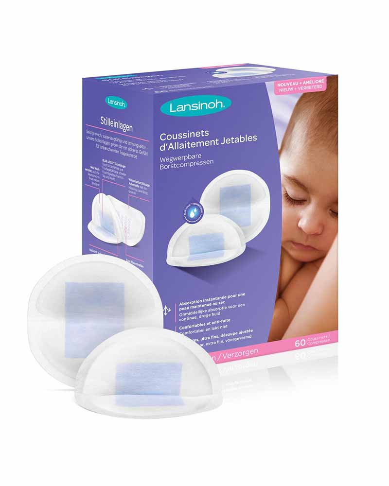Discos absorbentes de lactancia Lansinoh - 60 unidades