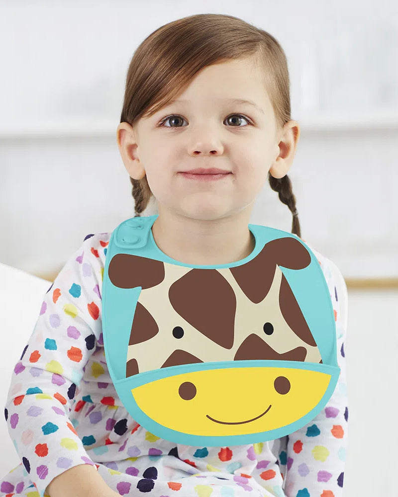 Skip Hop Bavoir Silicone Zoo - Girafe