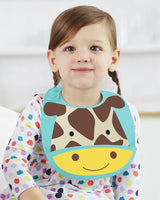 Skip Hop Bavoir Silicone Zoo - Girafe