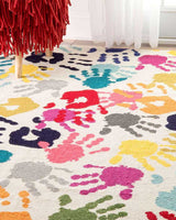 Tapis Carré HANDI BOUTIK 100x100 cm Un Amour de Tapis - Multicolore