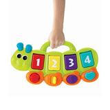 Infantino Oruga Interactiva con Sonido y Luz – 10M+