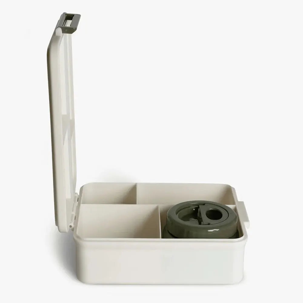 Citron Grande Lunchbox avec Pot Alimentaire Isotherme - Dino Vert