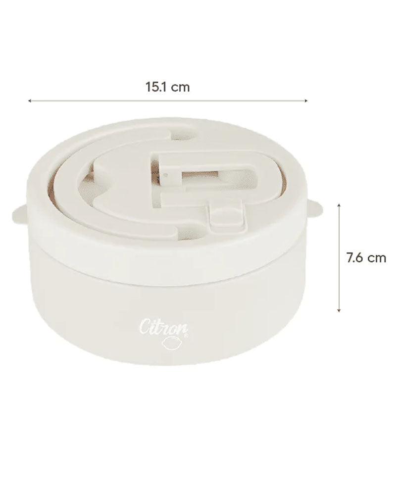 Thermos alimentaire en acier inoxydable 400ml Citron - Caramel
