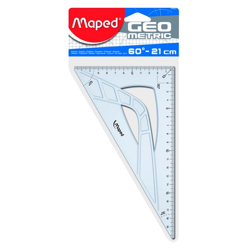 Maped Cuadrado 21 cm 60° Geométrico