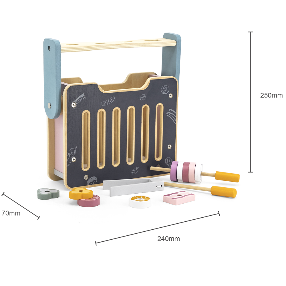 Viga Toys PolarB Cuisine & Grille en Bois 24M+