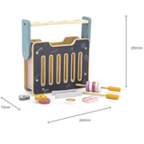 Viga Toys PolarB Cuisine & Grille en Bois 24M+
