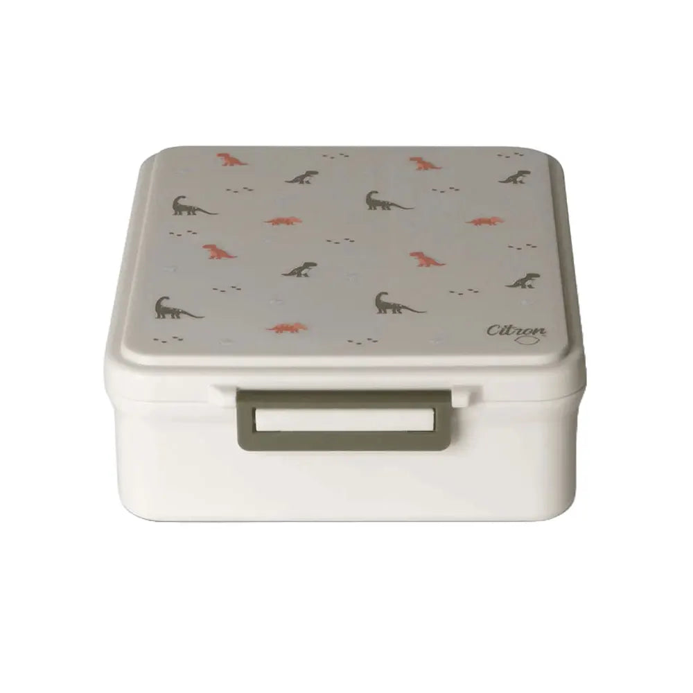 Citron Grande Lunchbox avec Pot Alimentaire Isotherme - Dino Vert