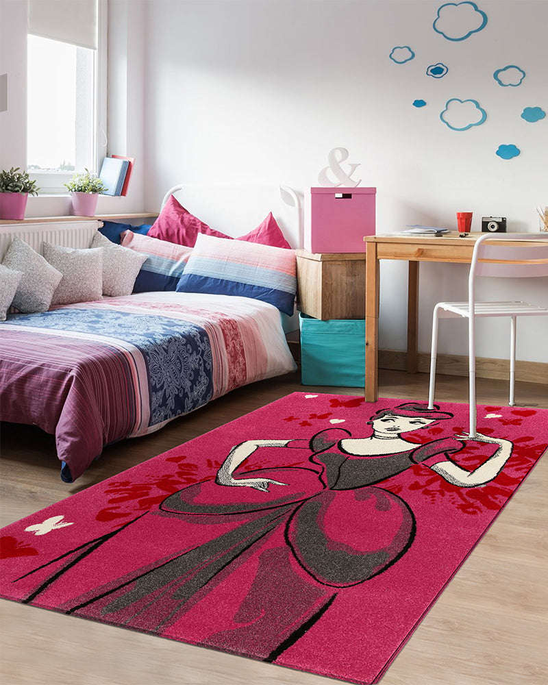Tapis Rectangulaire Cinderella 135x190 cm Un Amour de Tapis - Rose