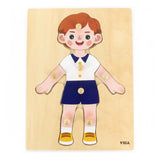 Viga Toys Body Parts Puzzle 18M+ - Boy