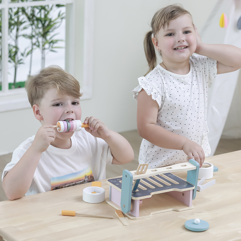 Viga Toys PolarB Cuisine & Grille en Bois 24M+