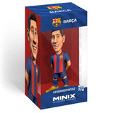 Minix Figurine de Joueurs de Foot 12cm - Lewandowski - FC Barcelone