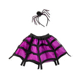 Ensemble Jupe & Bandeau -  Petite Araignée Violette 3A+