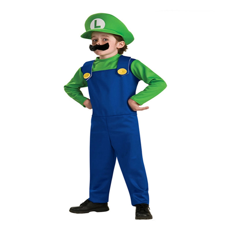 Disfraz de Super Mario para Niño - Luigi
