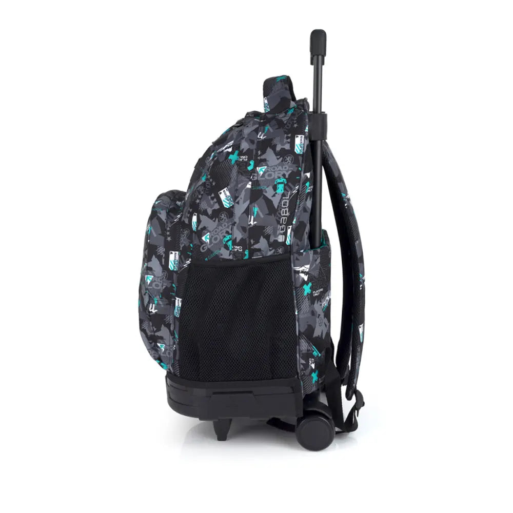 Gabol SCORE – Sac à Dos à Roulettes Enfant Imperméable