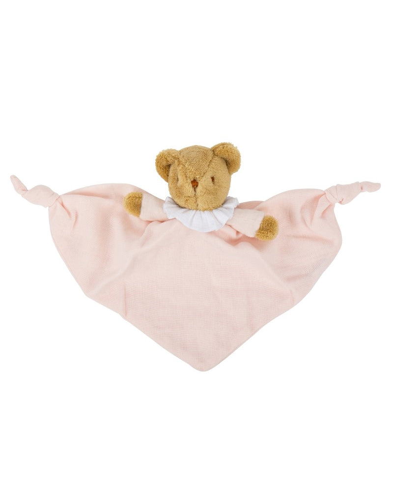 Trousselier Doudou Ours Triangle - Rose Poudré