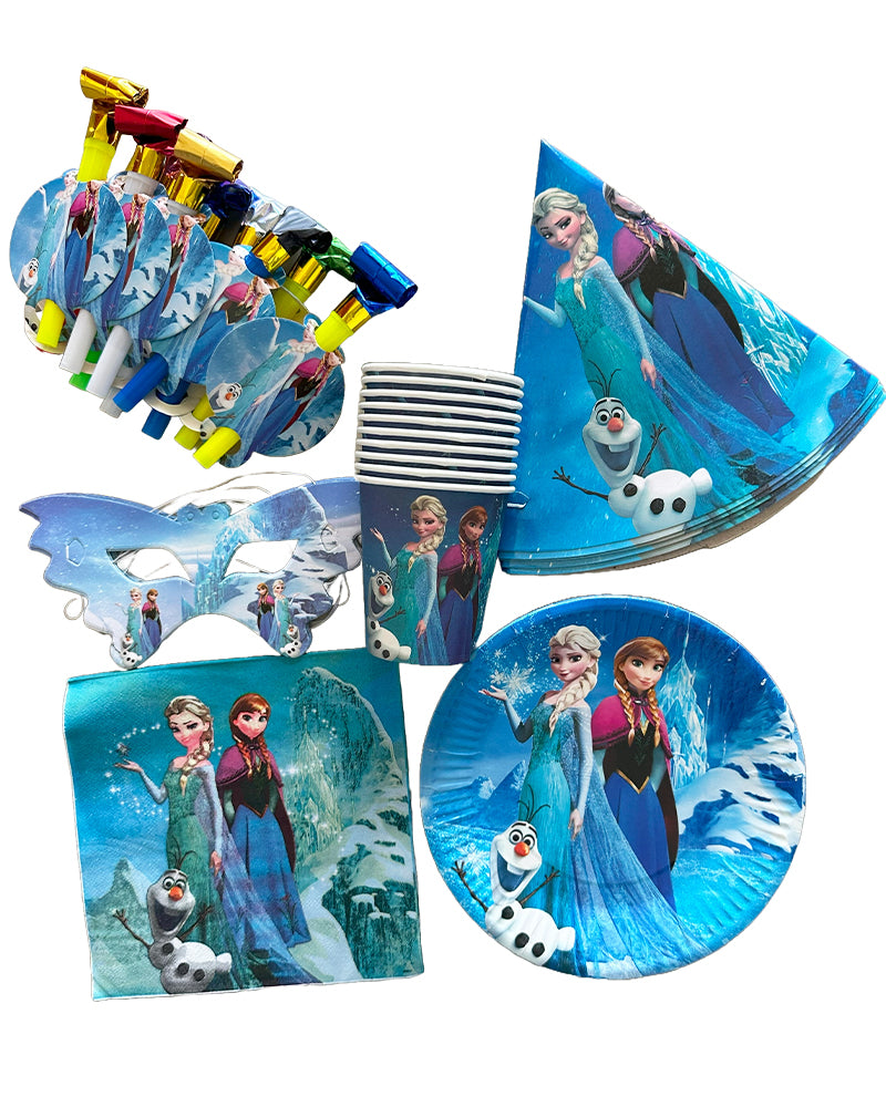Pack Cumpleaños 60 Piezas - Frozen
