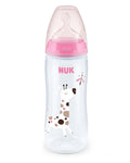 Nuk Biberón PP 300ml tetina silicona 0-6 meses - Rosa
