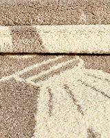 Tapis Rectangulaire Fusée 100x150 cm Un Amour de Tapis - Taupe
