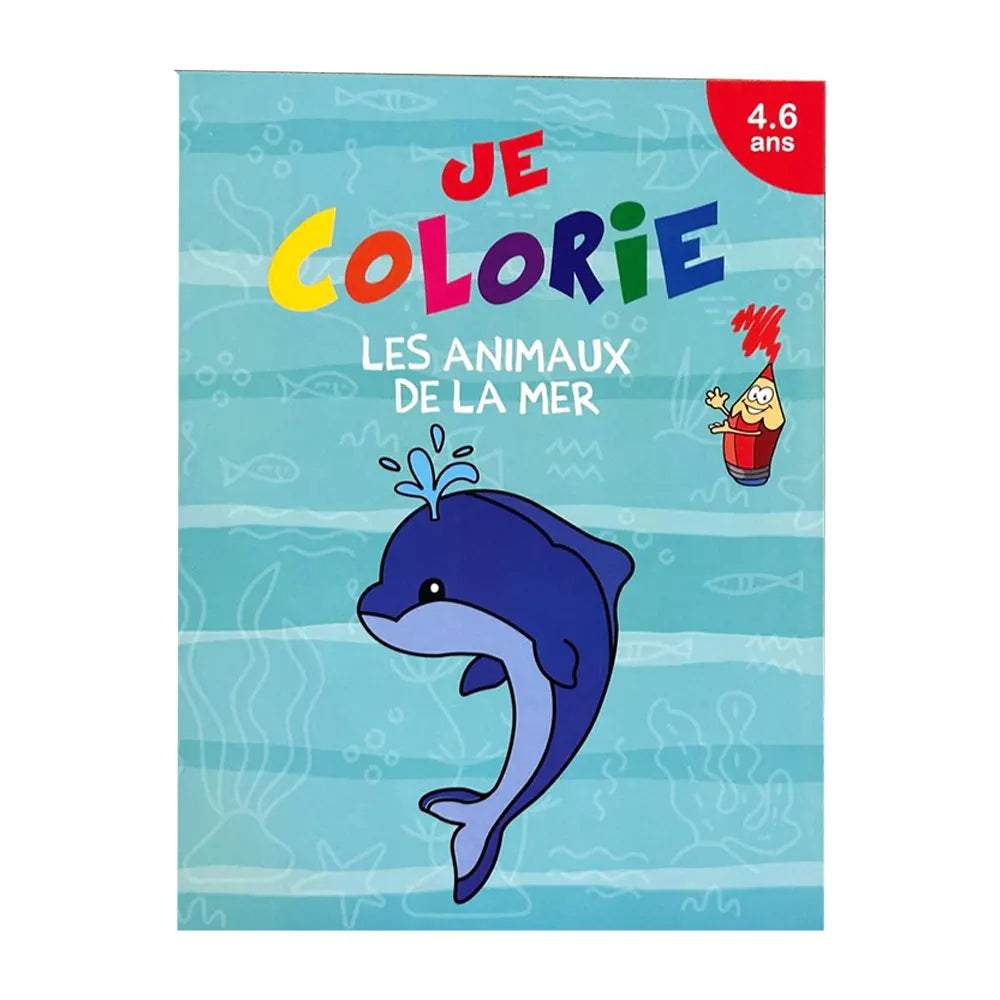 Je colorie - Les animaux de la mer