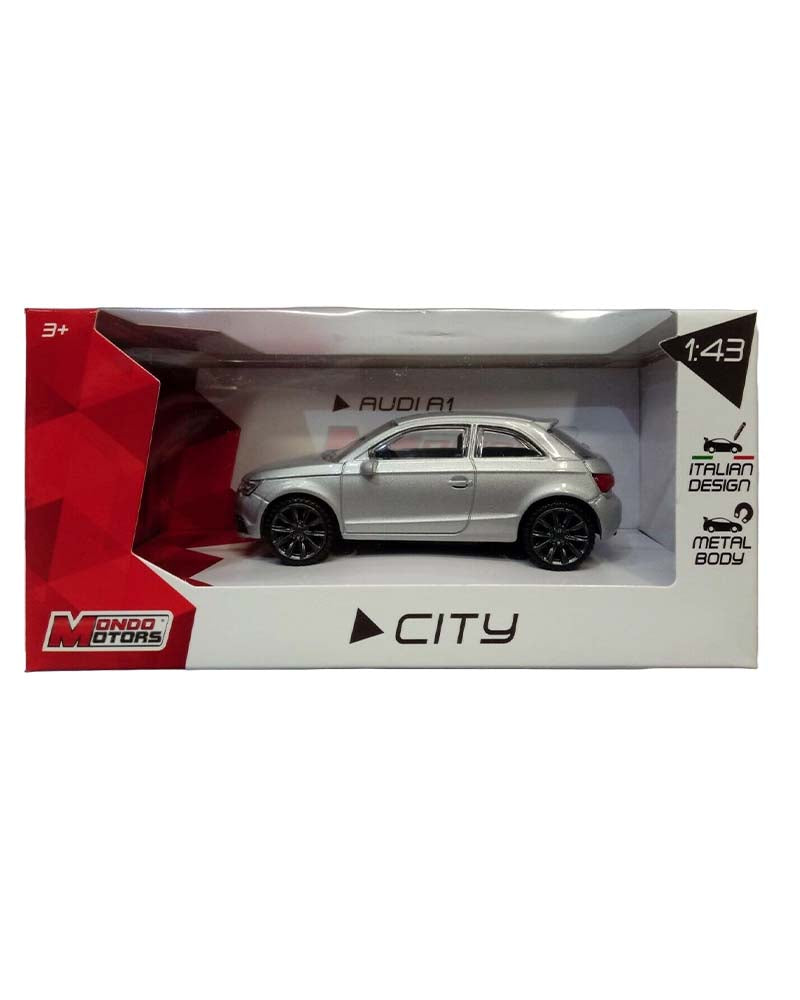 Mondo Motors Audi A1 Mini Voiture De Collection City 3A+ - Gris