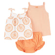 Ensemble 3 Pièces Carter's - Orange & Blanc