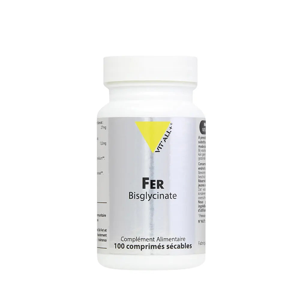 Vit'All+ Fer Bisglycinate 27mg - 100 Comprimés