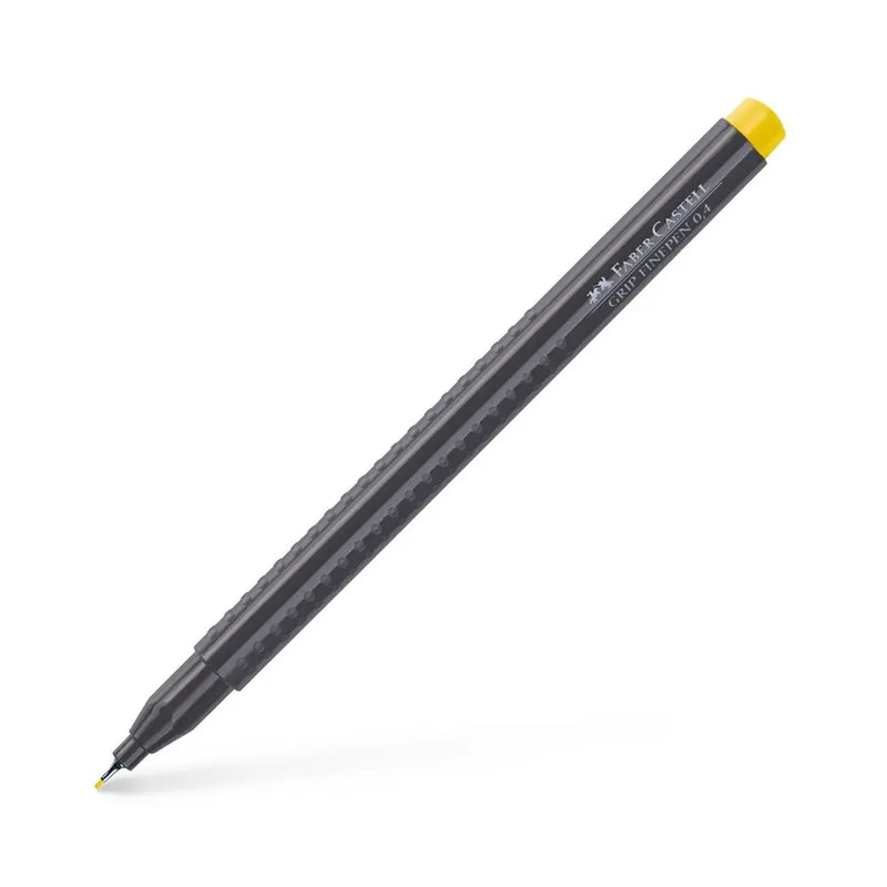 Faber-Castell Finepen Grip Felt Tip Pen 0.4 mm - Yellow