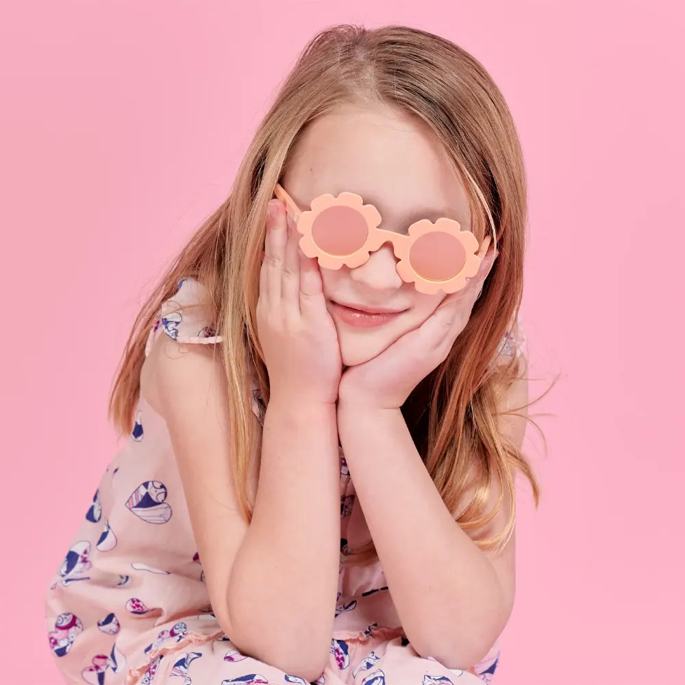 Babiators Lunettes de Soleil Fleur polarisées 0-2 Ans - Peachy Keen