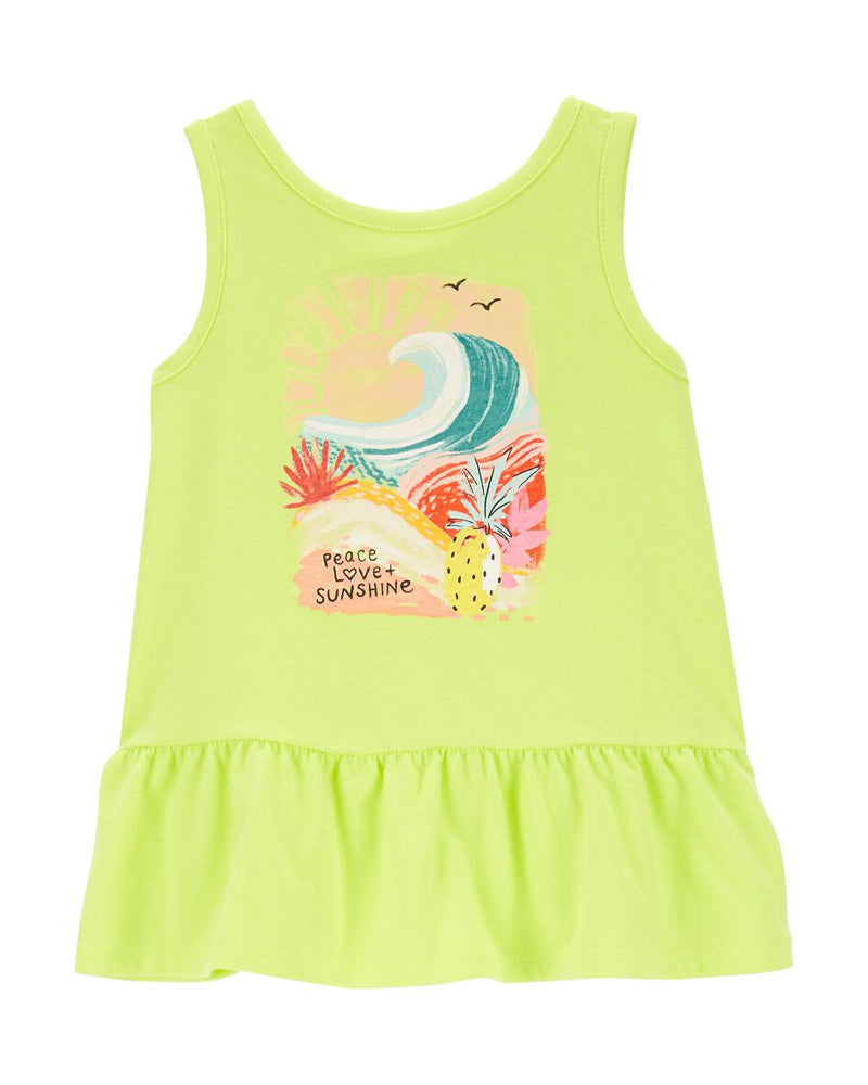Débardeur Péplum Sunshine Criss-Cross Bébé Carter's - Jaune