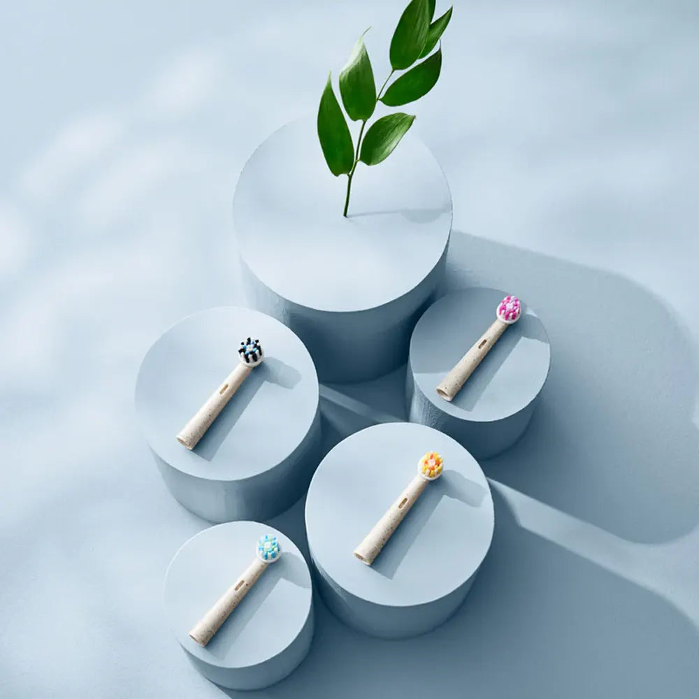 Humble Lot de 4 Têtes de Brosse à Dent Électrique Plant-Based