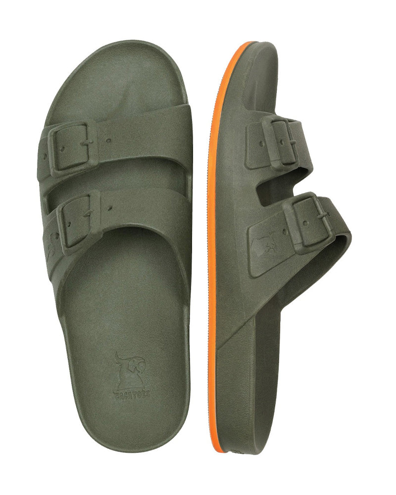 Cacatoès Sandales Brasilia Fluo Teen - Kaki & Orange