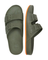 Cacatoès Sandales Brasilia Fluo Teen - Kaki & Orange