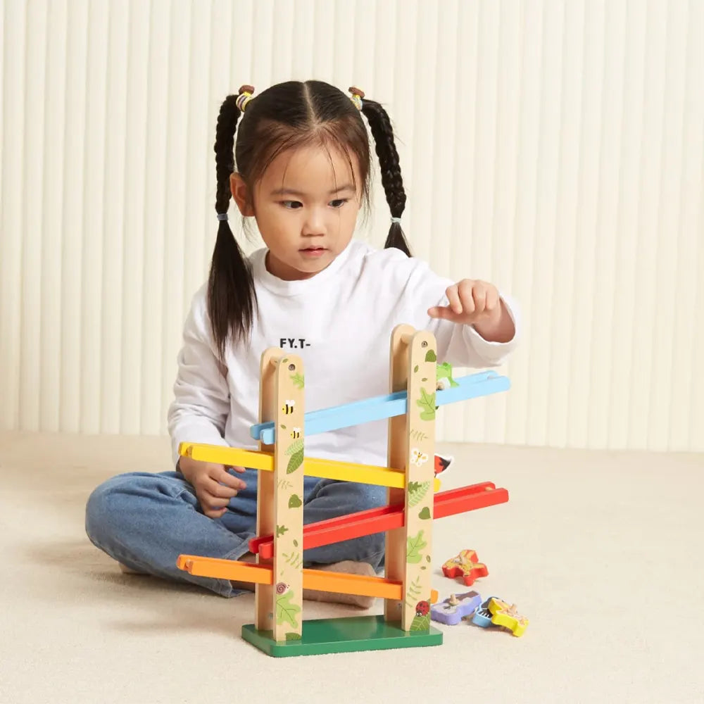 Viga Toys Piste de Glissade Animaux de la Jungle – 3A+