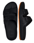 Sandalias perfumadas Cacatoès Brasilia Fluo - Negro y Naranja