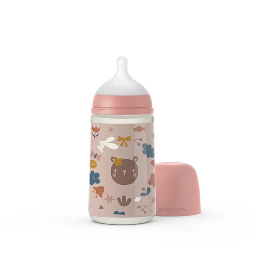 Suavinex Biberón con Tetina SX Pro Soft Rosa - 270 ml