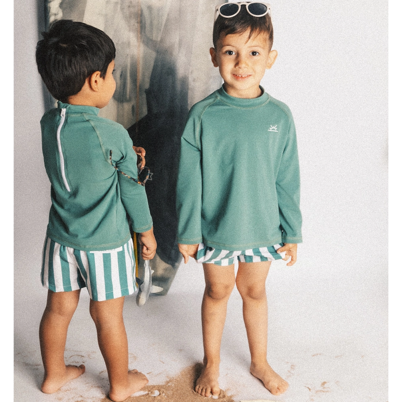 Shems Kids Set anti-UV Peter Pan para bebé - Menta