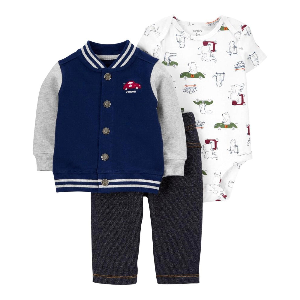 Conjunto de 3 Piezas para Bebé Niño Carter's - Multicolor