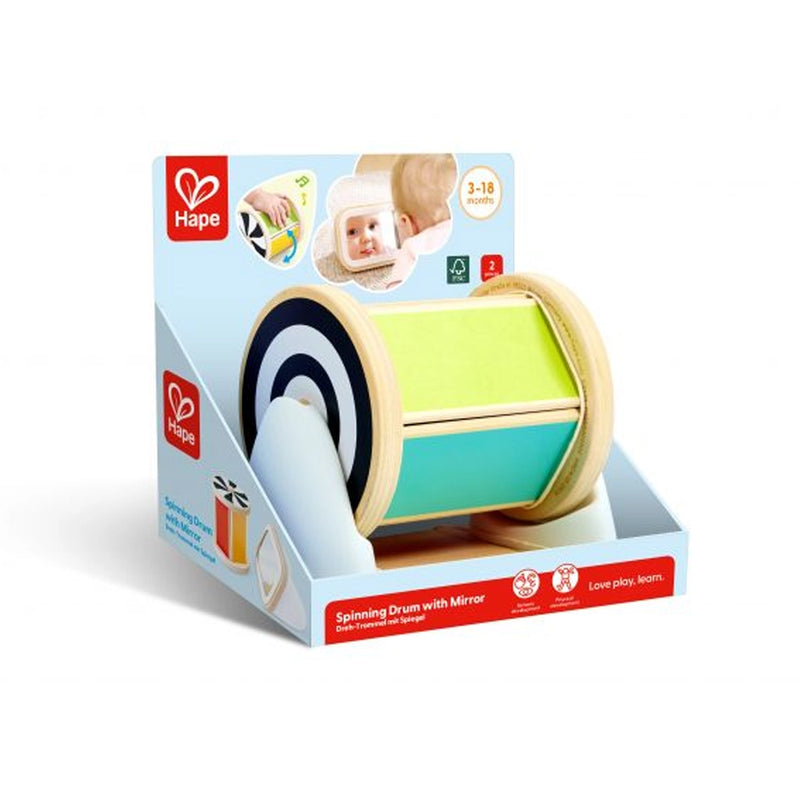Hape Tambour Tournant avec Miroir 3-18M