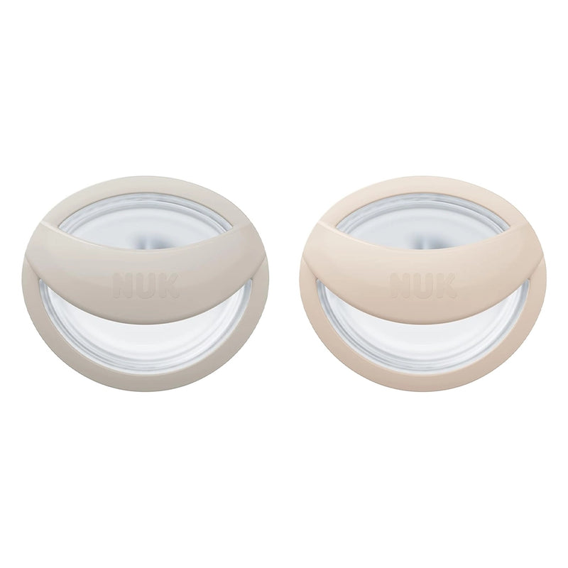 NUK Set of 2 MommyFeel Pacifiers 0-9M - Grey & Beige