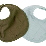 Lot de 2 Bavoirs Babymat - Baby Green