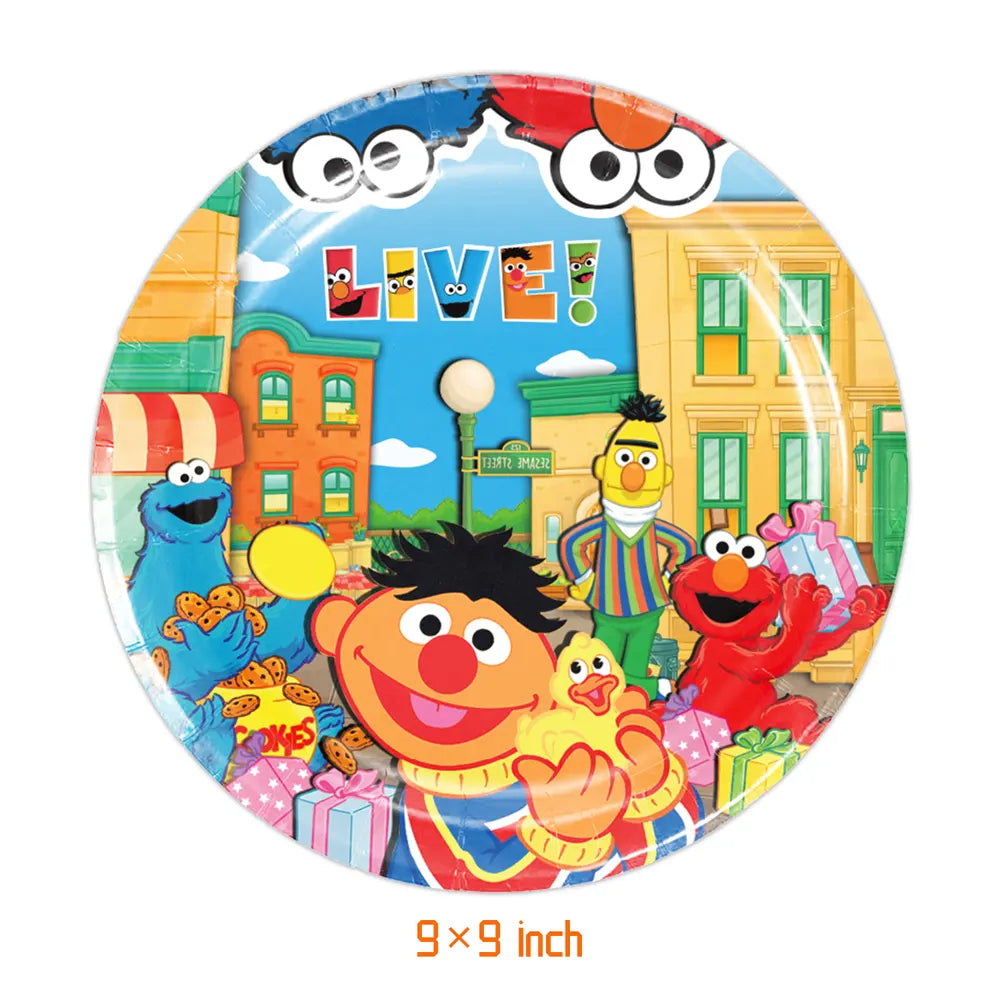 Pack Anniversaire 51 Pièces- Sesame Street