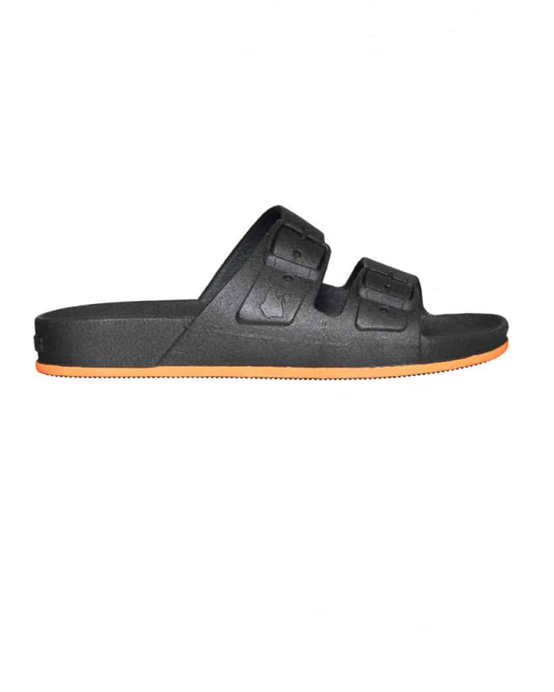 Cacatoès Sandales Brasilia Fluo Teen - Noir & Orange