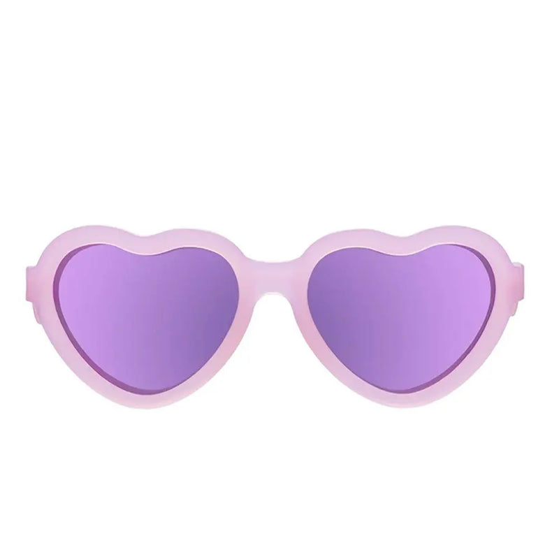 Babiators Gafas de Sol de Corazón Polarizadas 0-2 Años - Frosted Pink