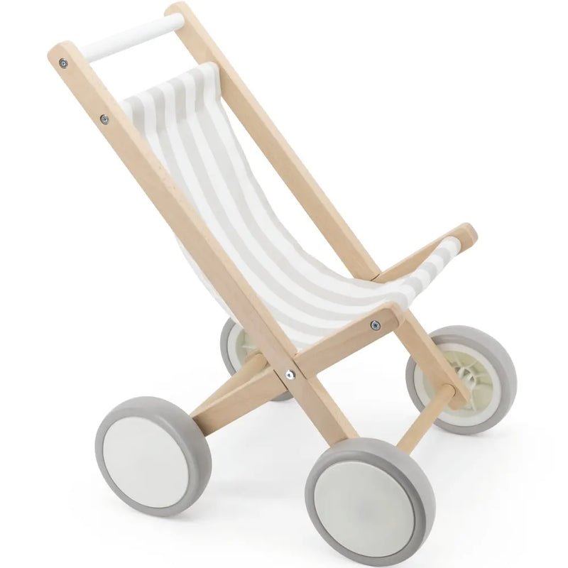 Viga Toys Doll Stroller Grey – 18M+
