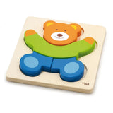 Viga Toys Puzzle de Blocs en Bois - Ourson